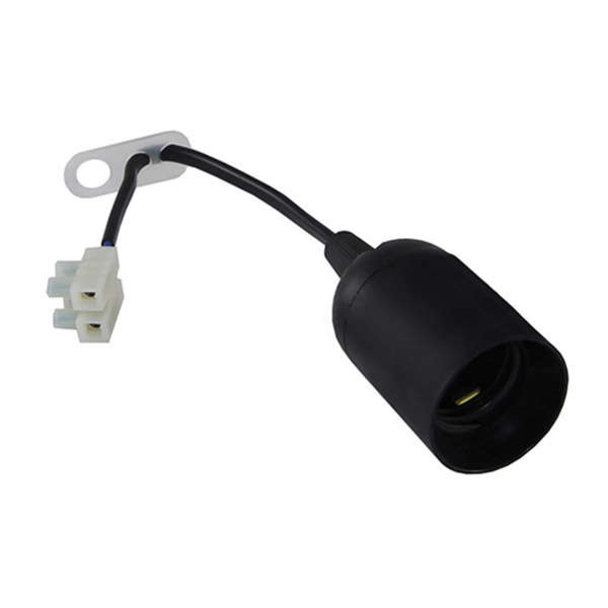 Изображение товара Патрон Универсал E27 подвесной термопластик с клеммной колодкой 4А 250В черн. UNIVersal