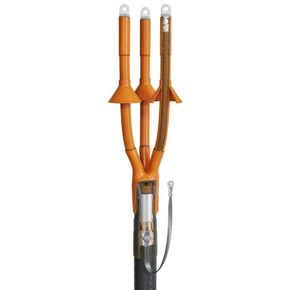 Изображение товара Муфта кабельная концевая КВТ 3КНТп-10-150/240-Б для электромонтажа