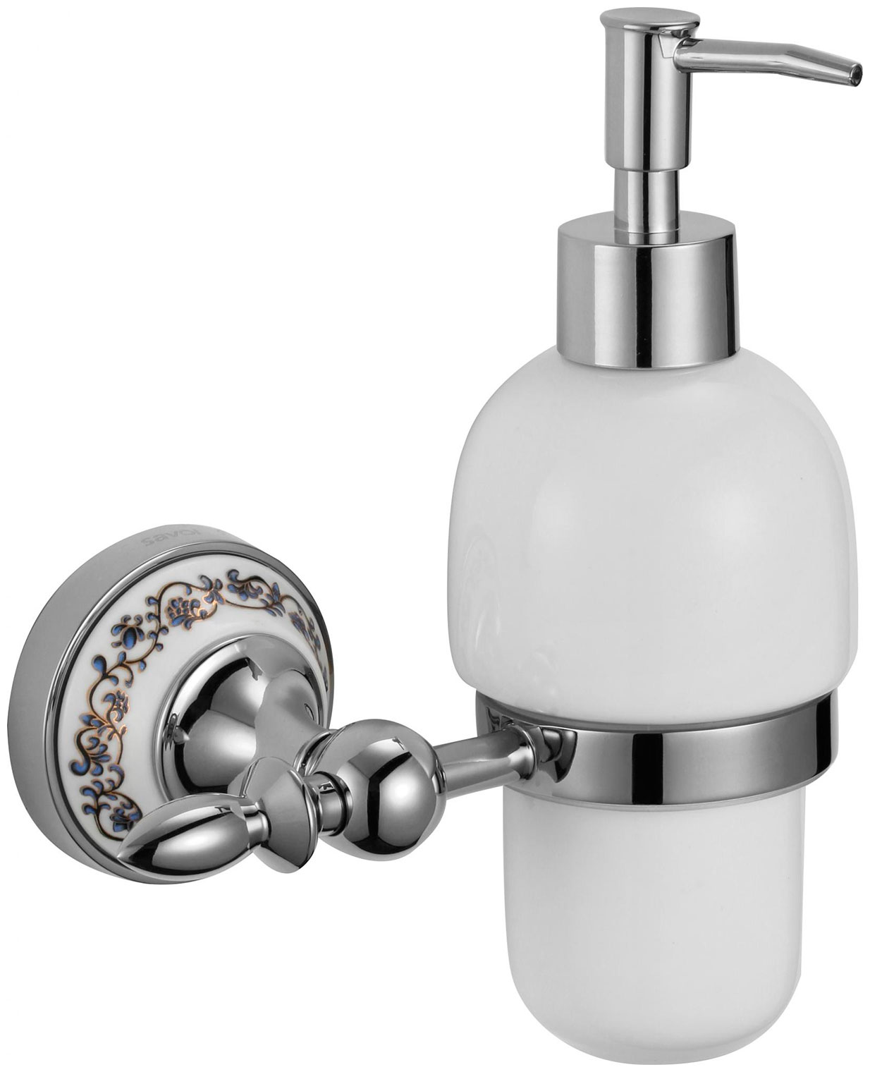 Изображение товара Дозатор для жидкого мыла настенный Savol 68а S-06831A хром латунь Китай