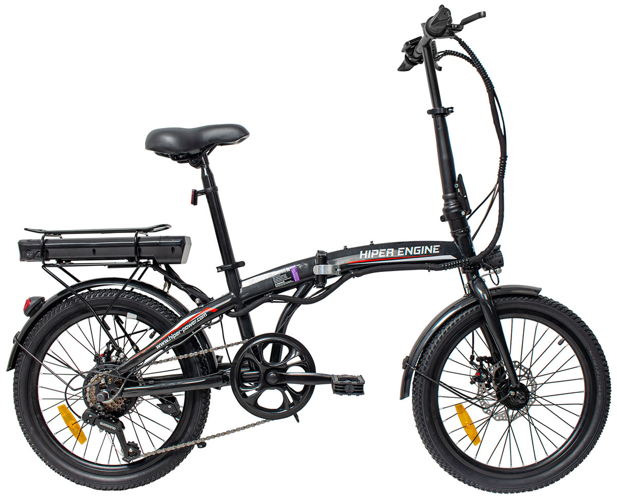 цена Электровелосипед Hiper ENGINE FOLD X1 (HE-FX01 Graphite) графитовый