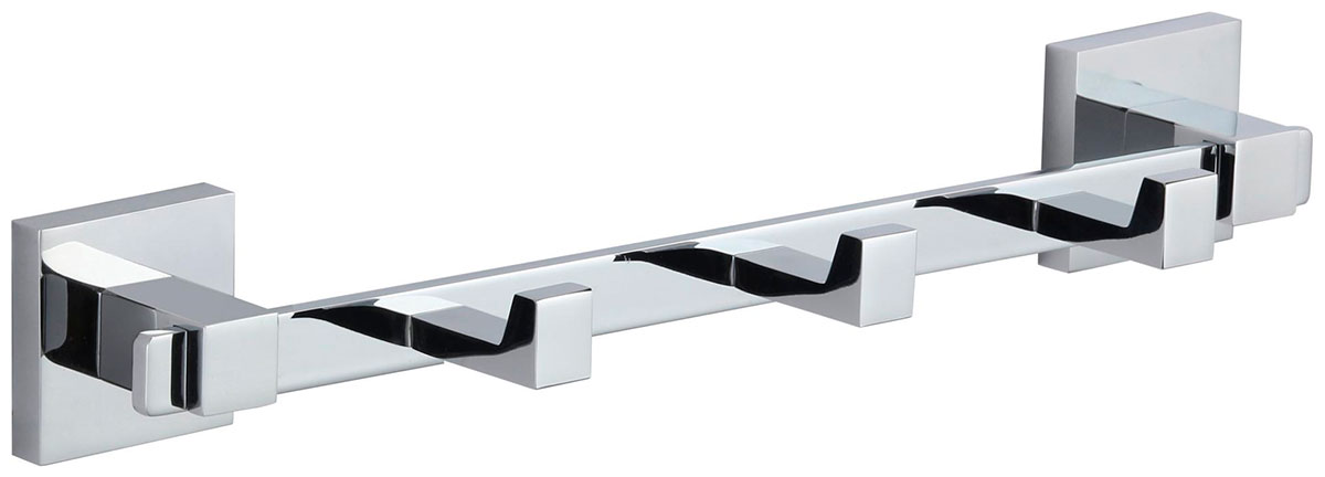 

Планка с крючками Savol S-06573A (3 крючка), Хром