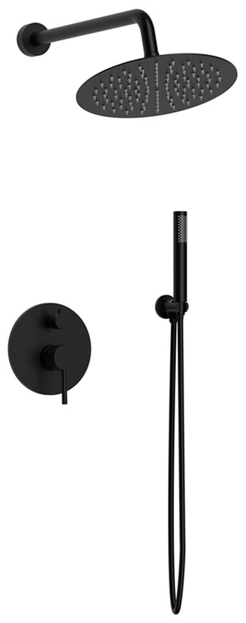 Изображение товара Душевая система встраиваемая Raiber Graceful/черный (RPB-005)