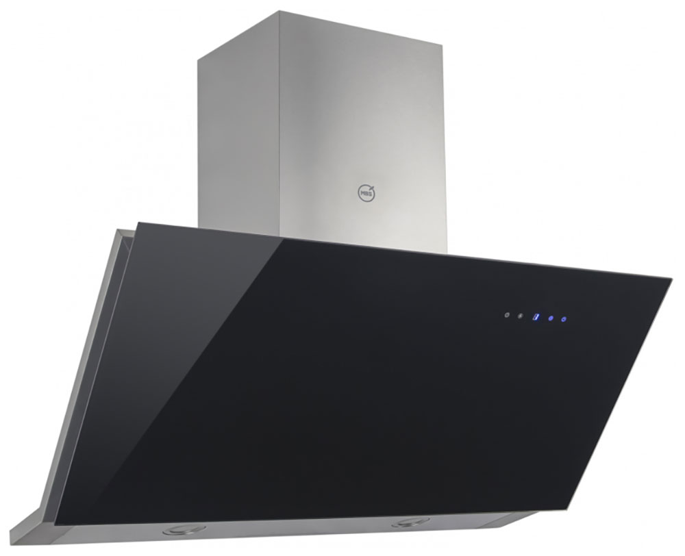 Изображение товара Вытяжка MBS ABELIA 190 GLASS BLACK наклонная электронное управление