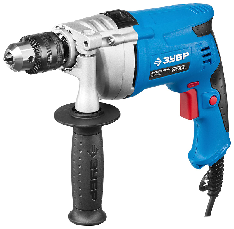 Изображение товара Ударная дрель Зубр ЗДУ-850 ЭРММ2 850 Вт с регулировкой скорости и реверсом