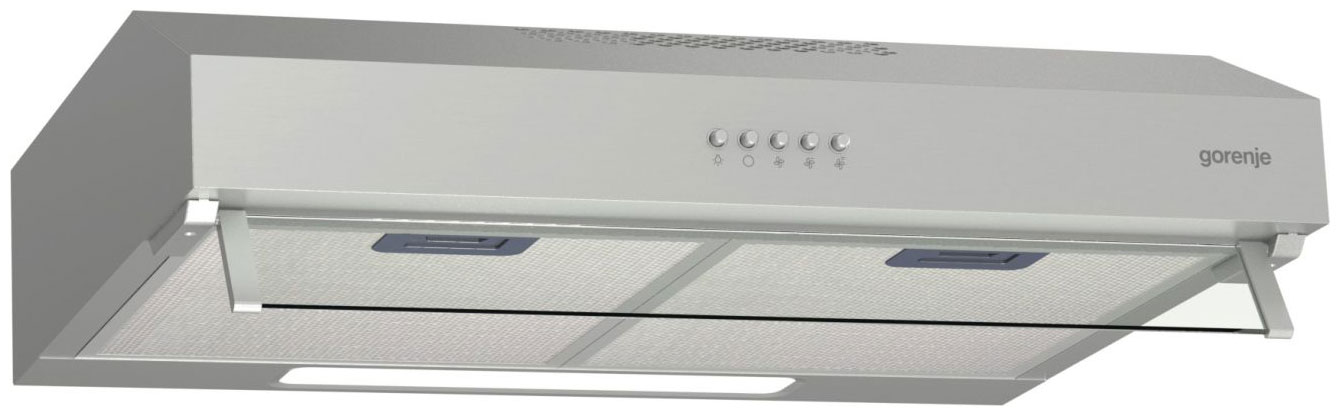 Изображение товара Козырьковая кухонная вытяжка Gorenje WHU 629 EX/M нерж сталь 249 м3/ч