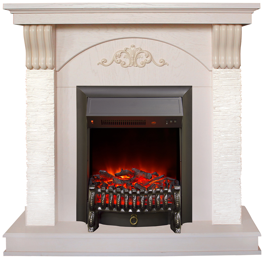 Изображение товара Каминокомплект Realflame CORFINO STD/18 WT с очагом Fobos LUX