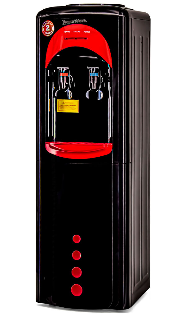 

Кулер для воды Aqua Work 17LDR, черно-красный, (25871), Черный с красным