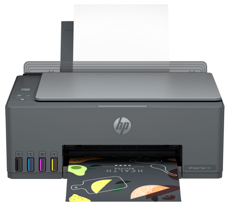 Изображение товара МФУ струйное HP Smart Tank 581 цветное с Wi-Fi и СНПЧ