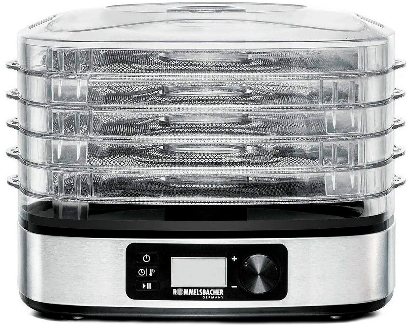 Изображение товара Сушилка для овощей и фруктов Rommelsbacher DA 350 with adjustable levels and timer