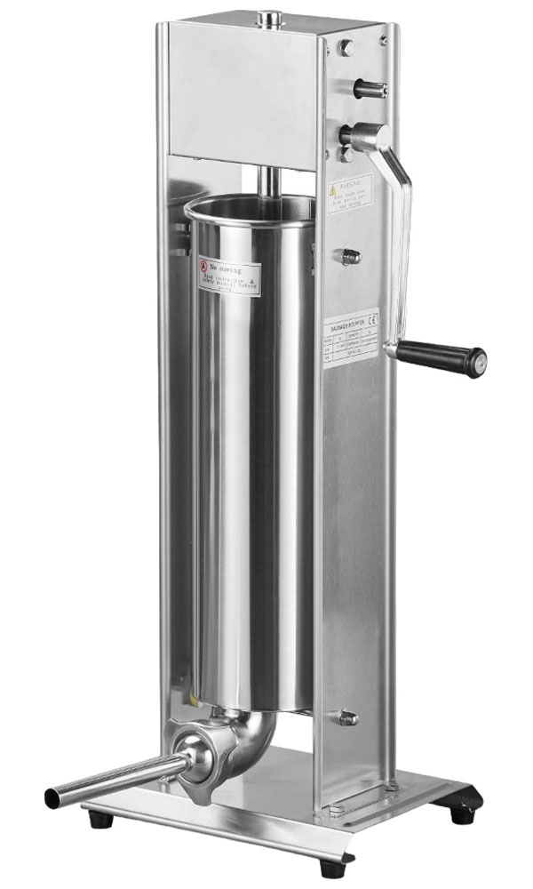 Изображение товара Вертикальный колбасный шприц VIATTO TV-7L 7 литров нержавейка с насадками