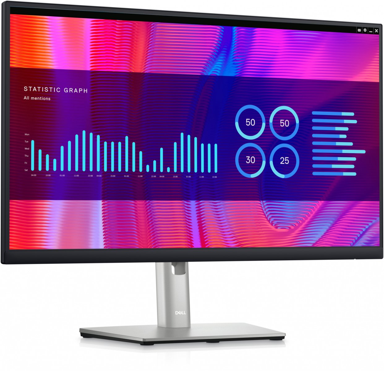 Изображение товара ЖК монитор Dell 23.8 P2423DE IPS LED 2560x1440 5ms HDMI USB