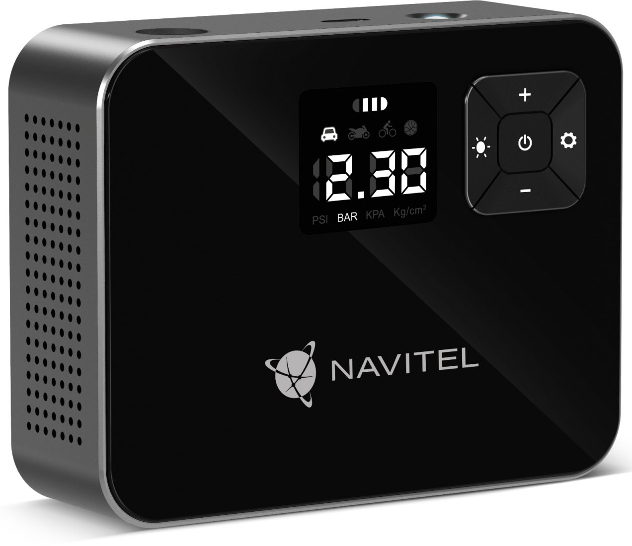 Изображение товара Автокомпрессор Navitel AIR 15 AL 15л/мин шланг 0.260м