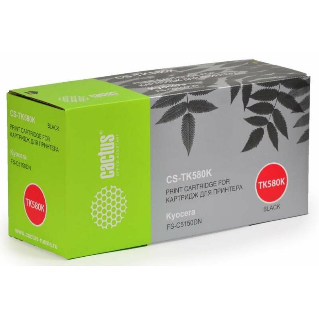 Изображение товара Картридж лазерный Cactus CS-TK580K черный для Kyocera