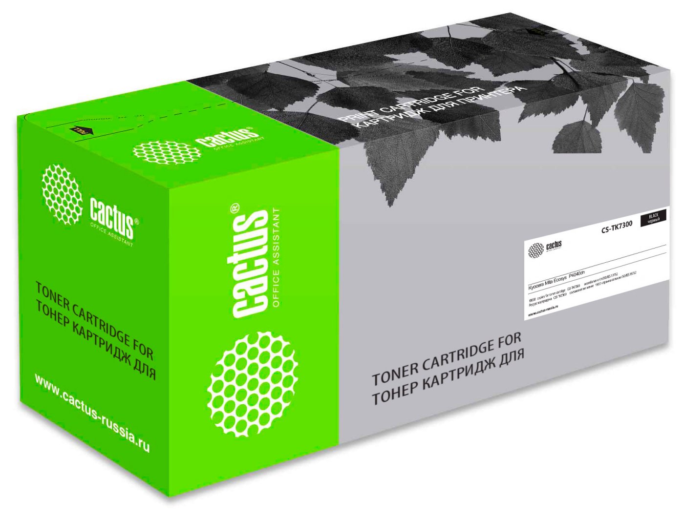 Изображение товара Картридж лазерный Cactus CS-TK7300 TK-7300 черный (15000стр.) для Kyocera Mita Ecosys P4040dn