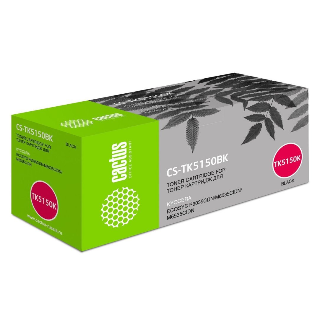 Изображение товара Картридж лазерный Cactus TK-5150BK черный 12000стр. для Kyocera