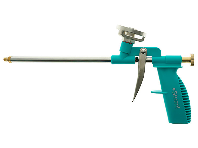 

Пистолет для монтажной пены Sturm! 1073-06-04 (ПЛАСТМАСС. КОРПУС, железный курок и рег. винт)