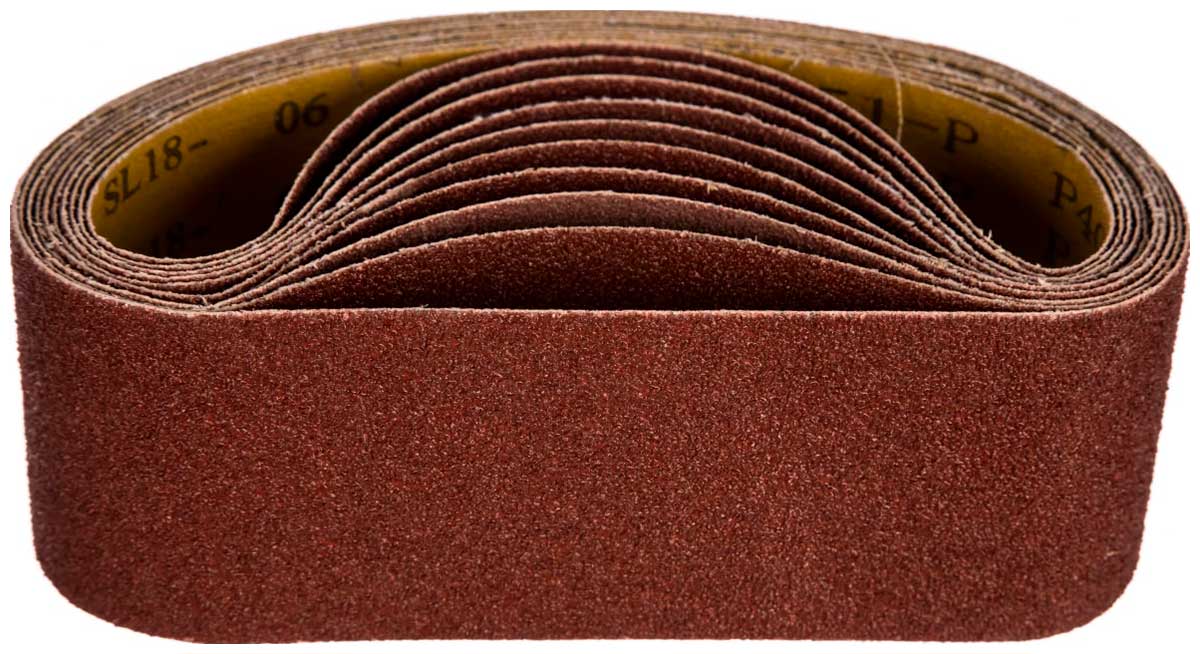 Изображение товара Шлифовальная лента Sturm 76x533 зерно 40, 10 шт увеличенный ресурс