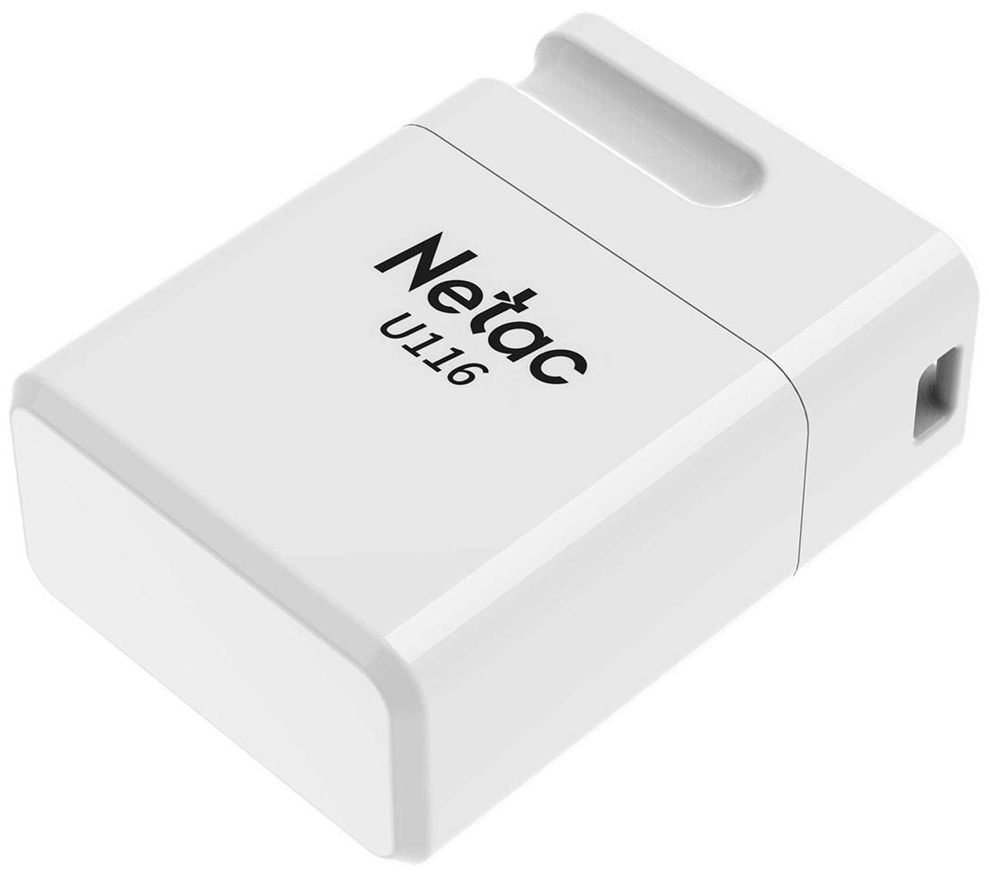 

Флеш-накопитель Netac U116, USB 2.0, 4 Gb, compact (NT03U116N-004G-20WH), Белый