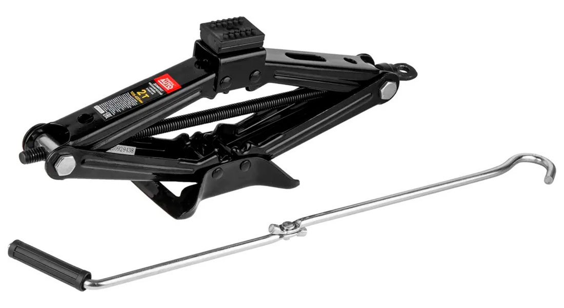 Изображение товара Домкрат механический ромбический Startul AUTO 2 т, высота 105-420 мм, винтовой