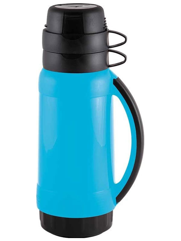 Изображение товара Термос со стеклянной колбой Mallony PRATICO, 1.8 л, 2 чашки (005536)