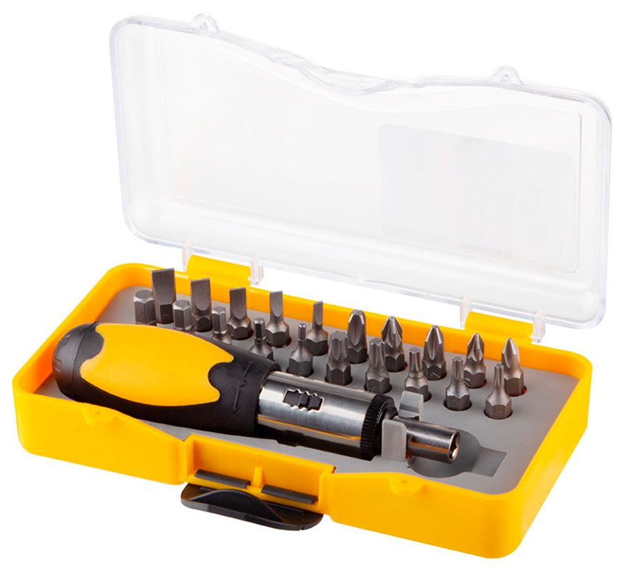 Изображение товара Отвертка с набором бит Park 22 предмета (008605)