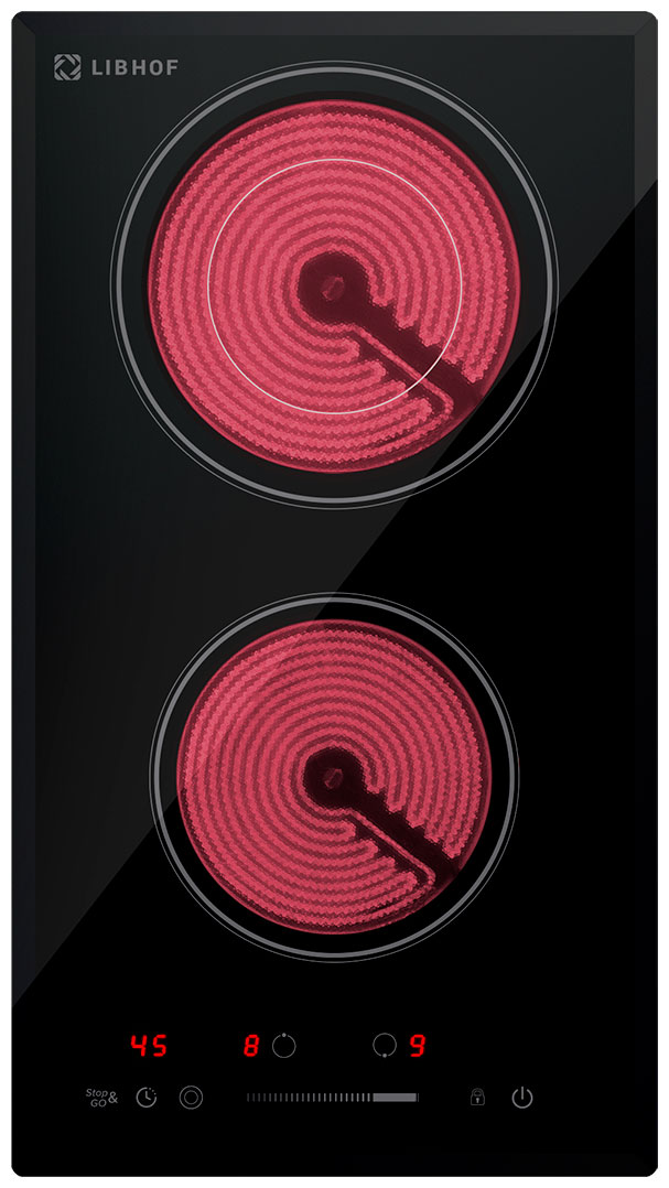 Изображение товара Электрическая варочная панель Libhof PH-32302C 2 конфорки сенсорное управление