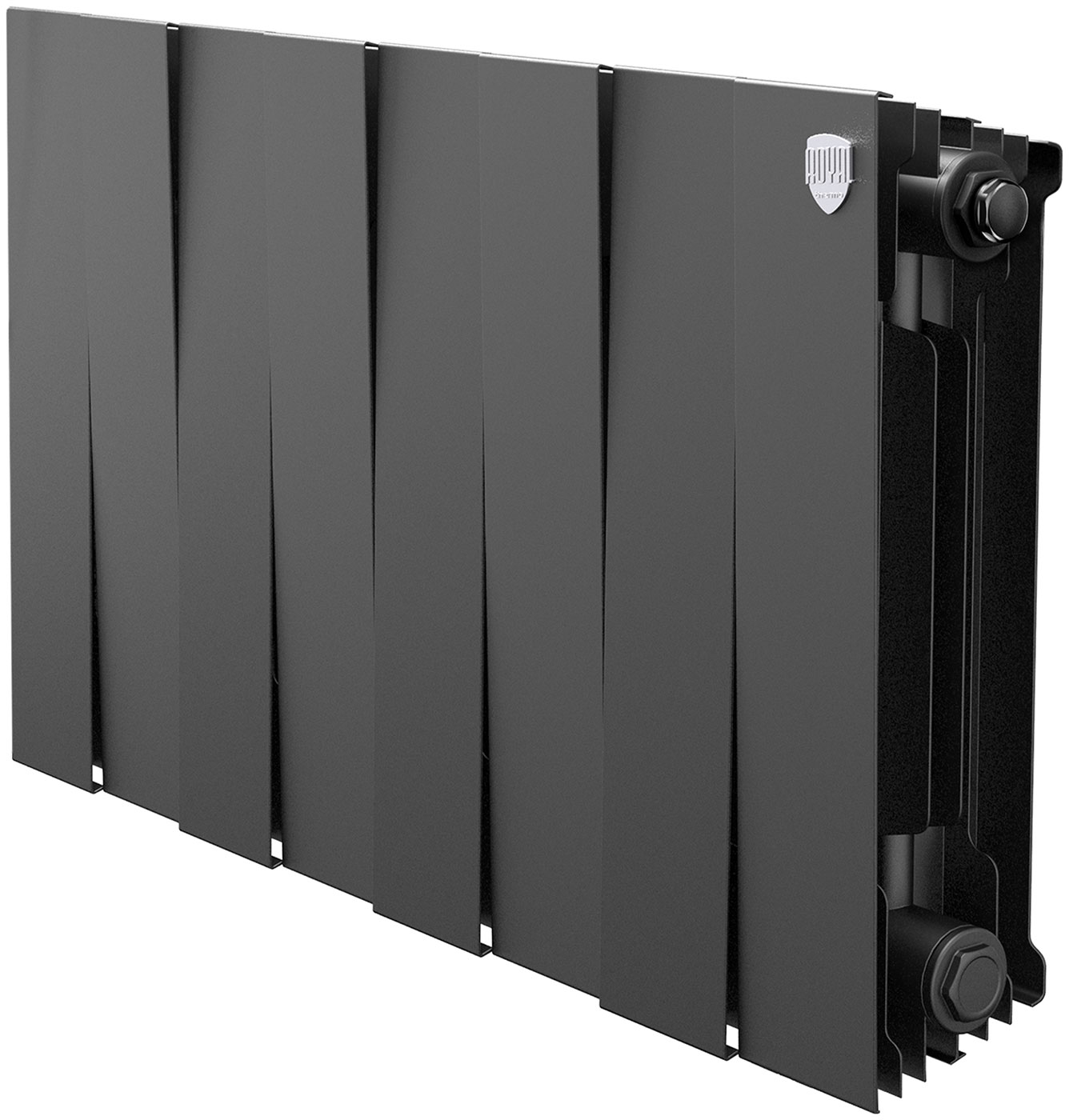 

Радиатор Royal Thermo PianoForte 300 /Noir Sable - 8 секций, Черный