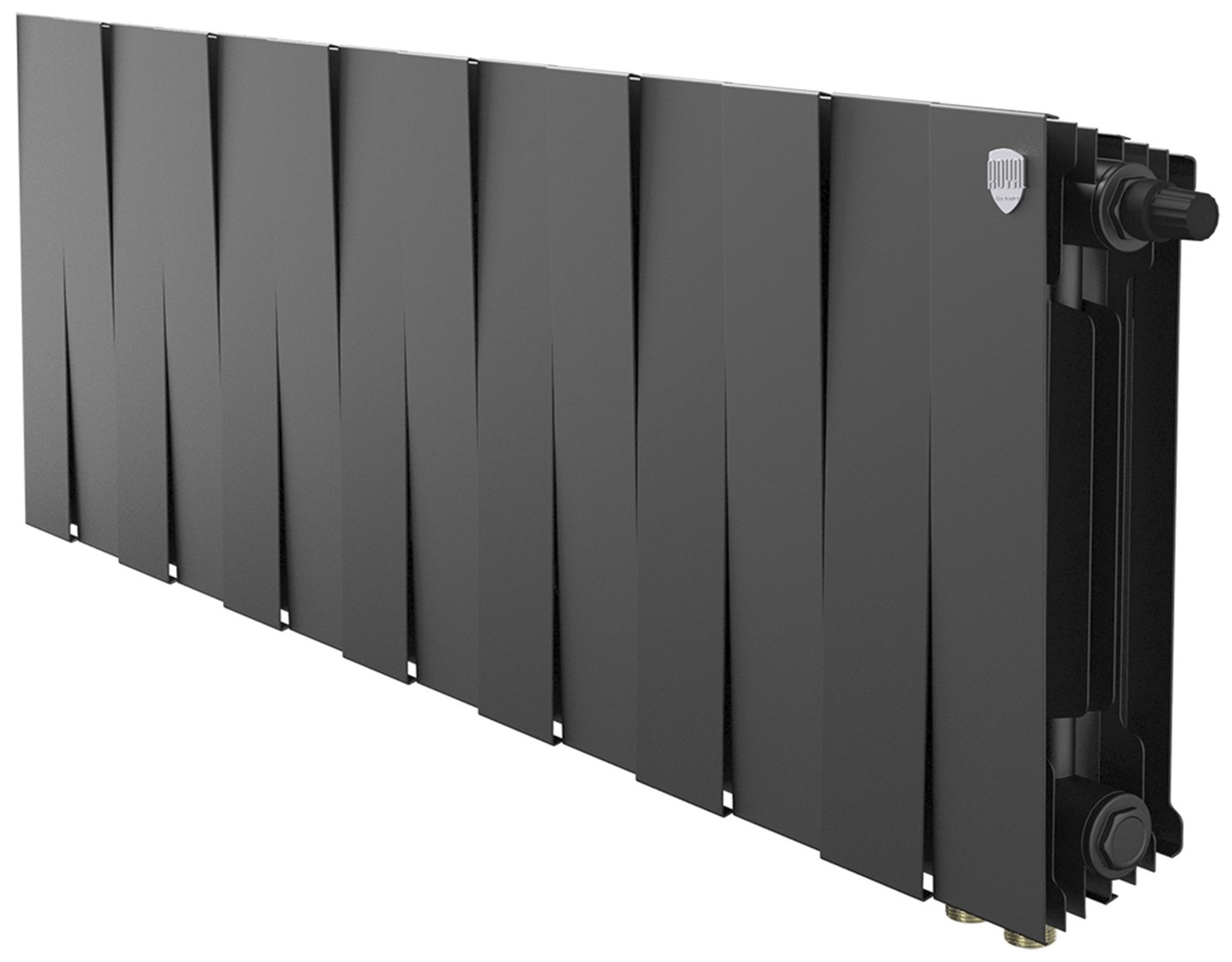 Изображение товара Радиатор биметаллический Royal Thermo PianoForte 300 Noir Sable 14 секций