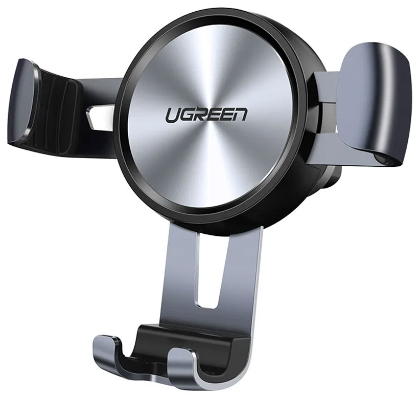 

Подставка-держатель Ugreen LP130 (50564) Gravity Drive Air Vent Mount Phone Holder на вентиляционную решетку автомобиля, серый космос
