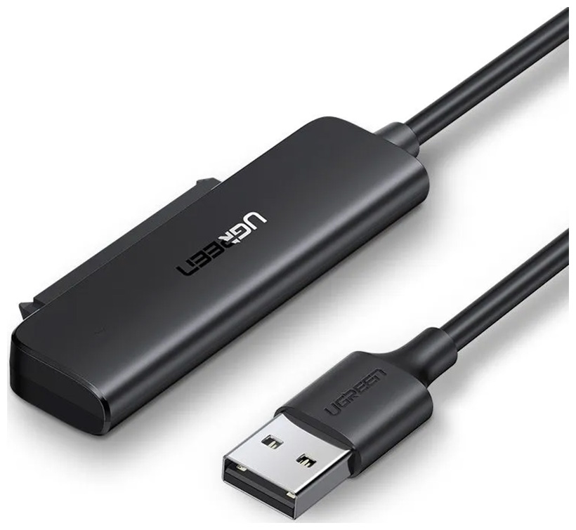Изображение товара Конвертер Ugreen CM321 USB-A to 2.5-Inch SATA переходник 50 см черный