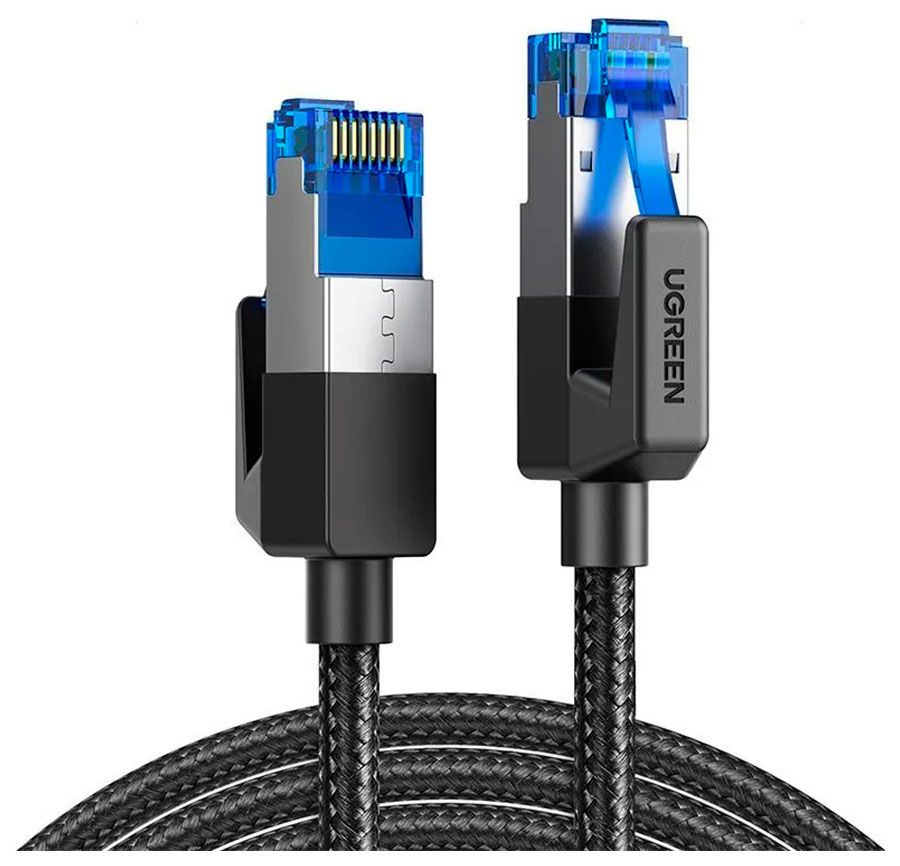 Изображение товара Кабель Ugreen NW153 Cat8 Ethernet 3м черный