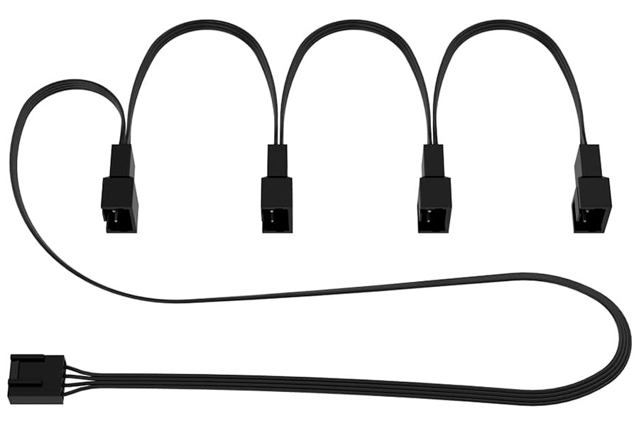 

Кабель Arctic Splitter Cable to 4-x PWM Fan (ACCBL00007A), Черный