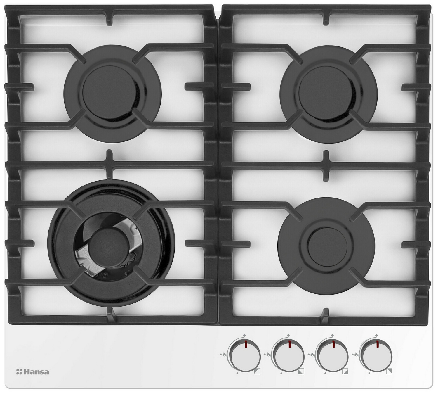 

Газовая варочная панель Hansa BHKW671830, Белый