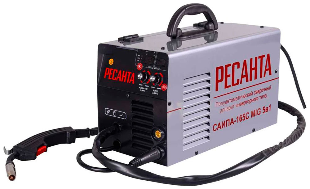 Изображение товара Ресанта САИПА-165С MIG 5в1 сварочный полуавтомат инверторный