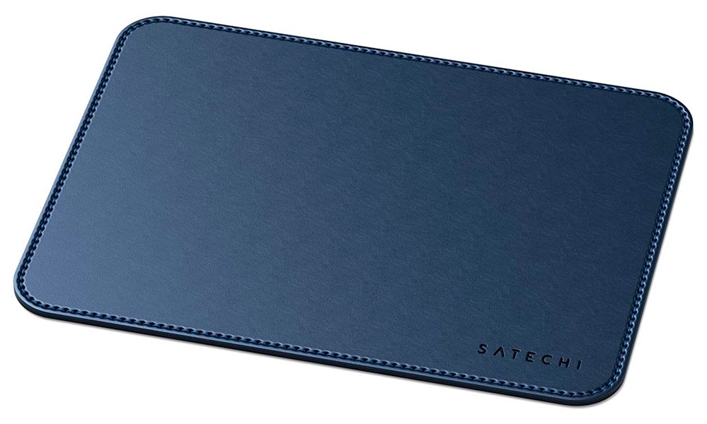 Изображение товара Коврик для мышек Satechi Eco Leather Mouse Pad, 25 x 19 см, синий (ST-ELMPB)