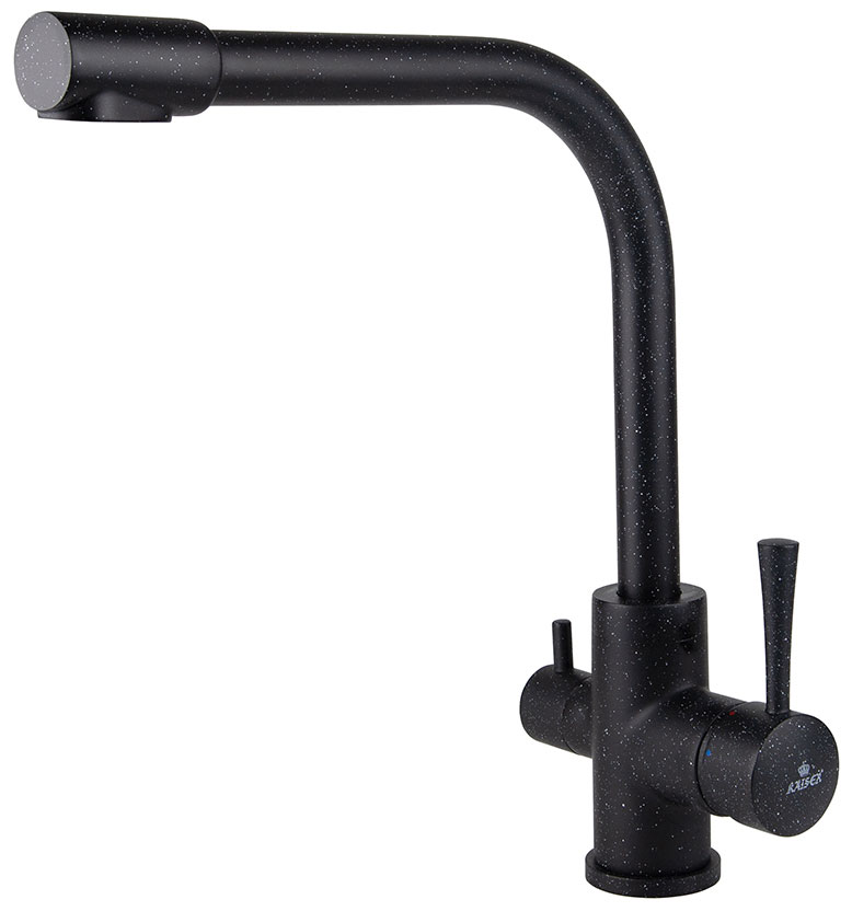 Изображение товара Кухонный смеситель Kaiser Merkur, Черный мрамор (26044-12)