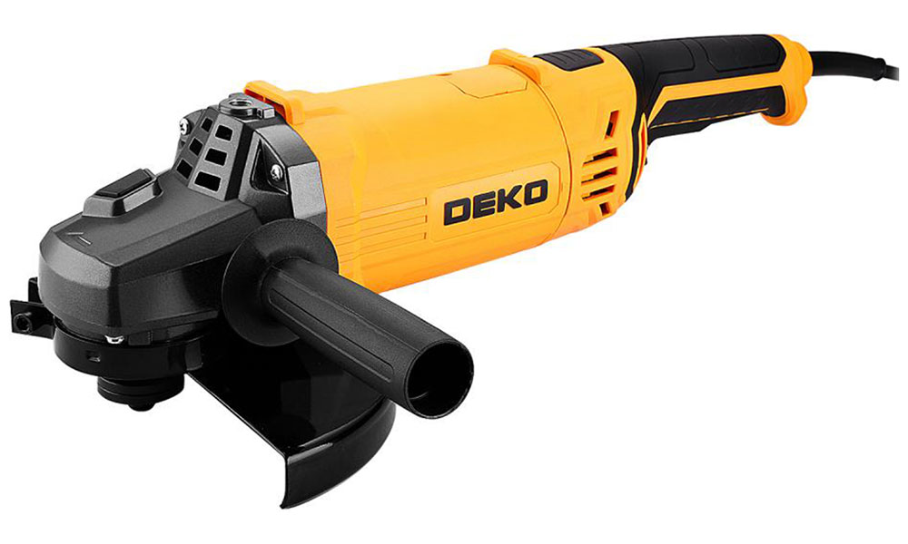 Угловая шлифовальная машина (болгарка) Deko AG2600DK, 230 мм, 2600 Вт, оранжевый
