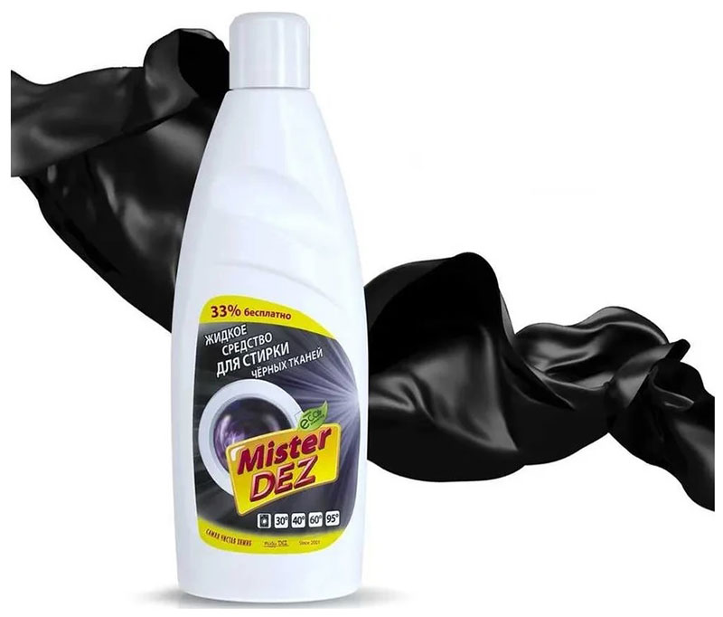 Изображение товара Жидкое средство для стирки черных тканей Mister Dez Eco-Cleaning 1000 мл