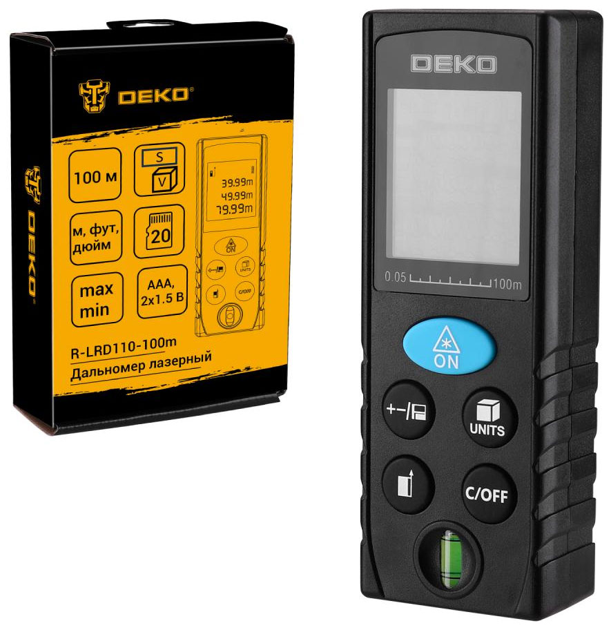 

Дальномер лазерный Deko R-LRD110-100m