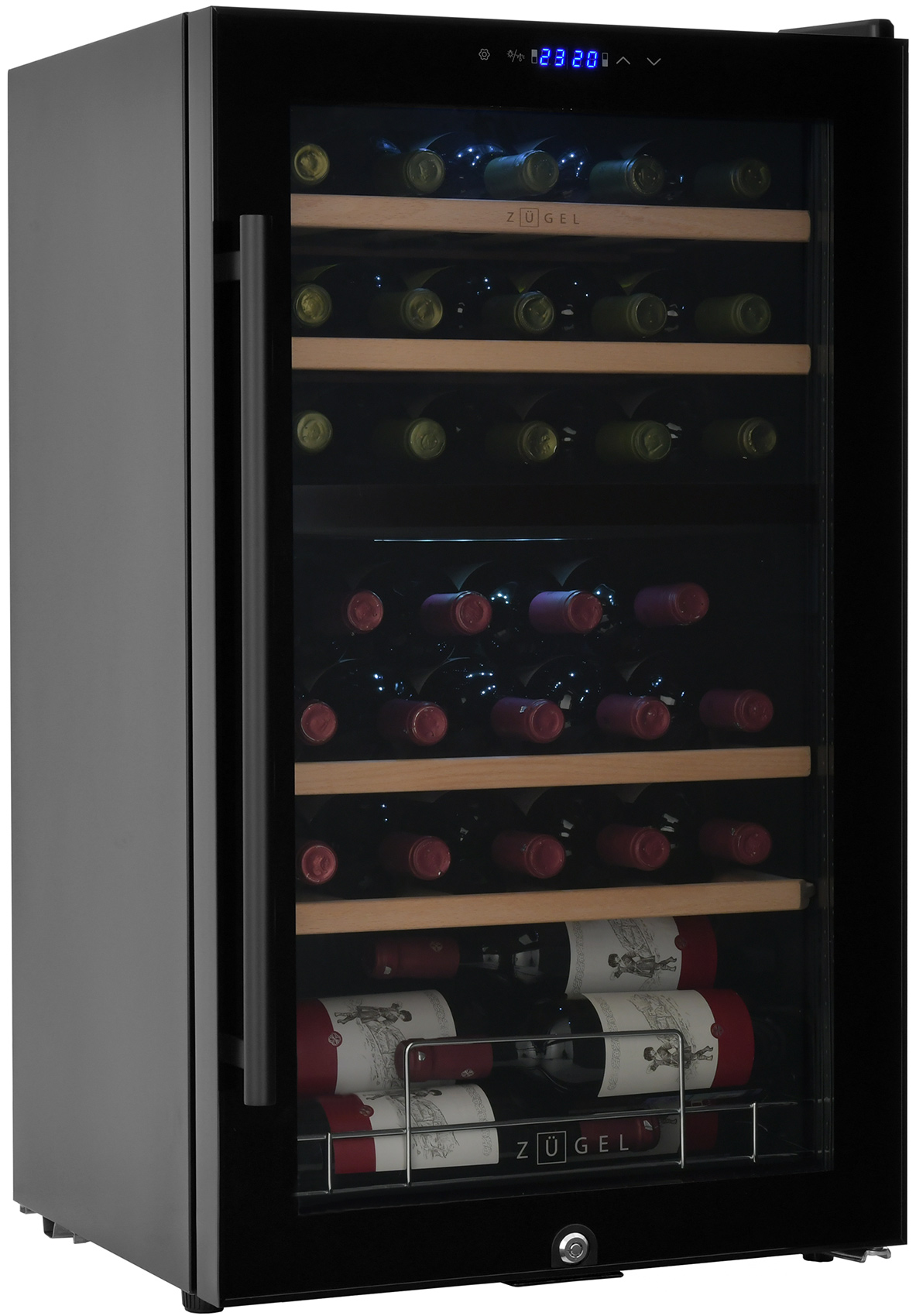 Изображение товара Винный шкаф Zugel ZCWF331DB черный