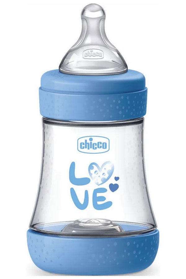 Изображение товара Бутылочка Chicco пластмассовая, P5 NEW BOY, 150 мл, с/с, медленный поток