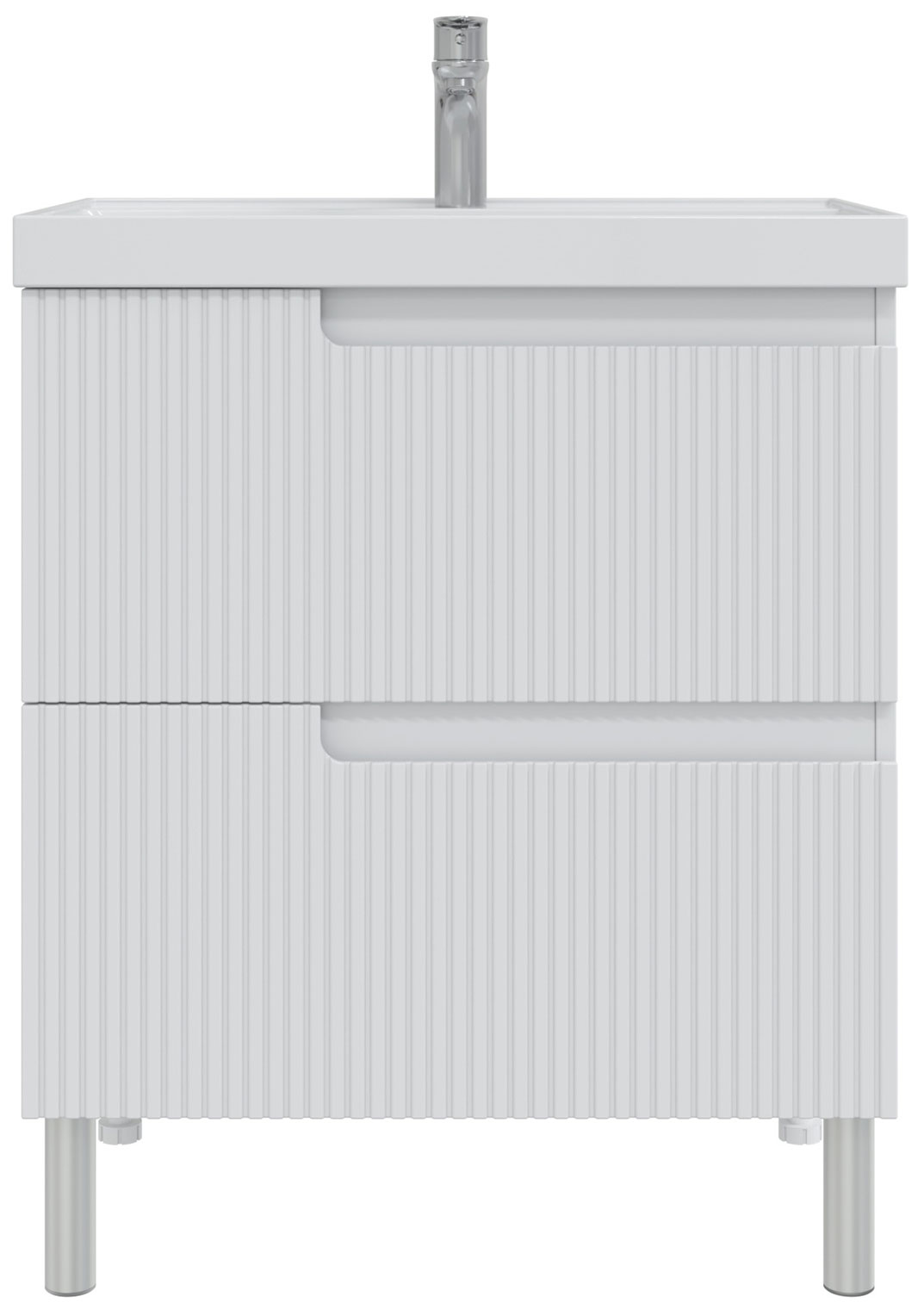 Изображение товара Тумба СаНта Альтаир 70 Белый глянец с 2 ящиками