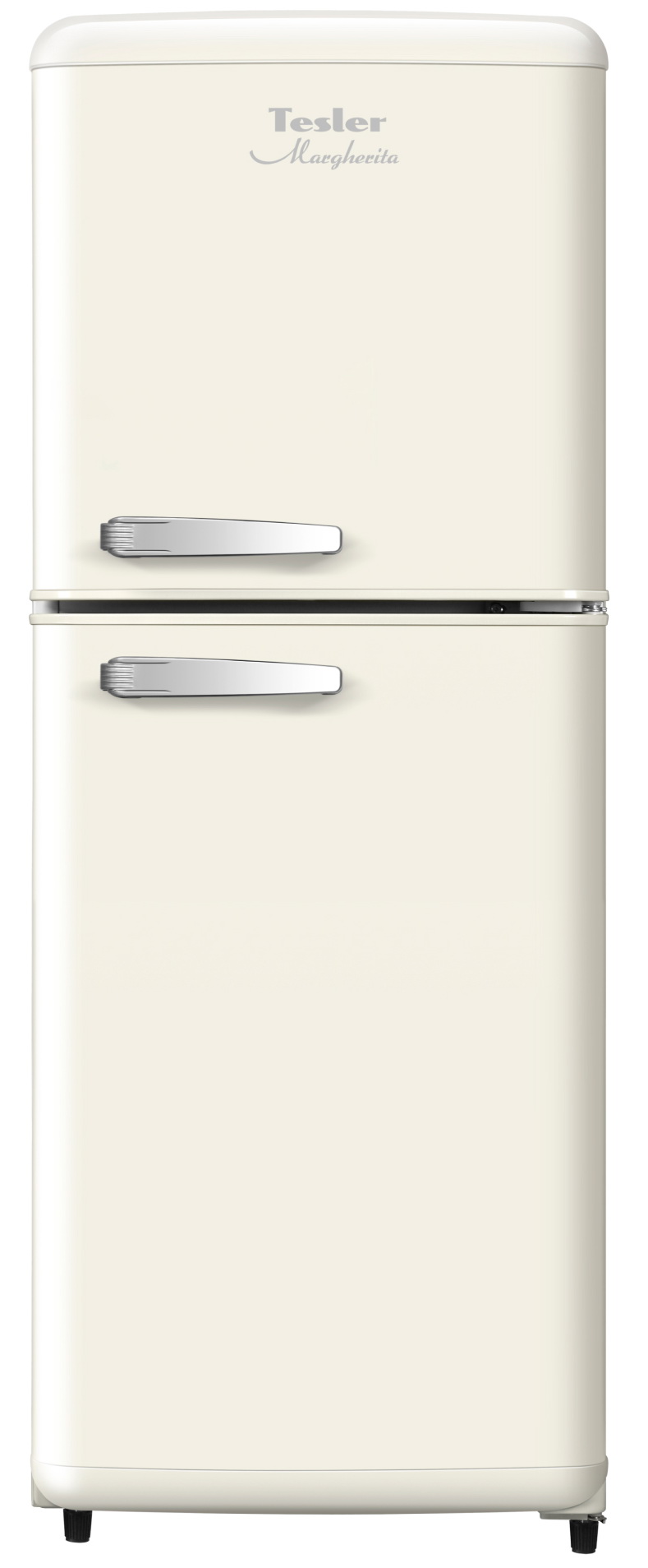Изображение товара Двухкамерный холодильник Tesler RT-110 Ivory ретро компактный эко класс А