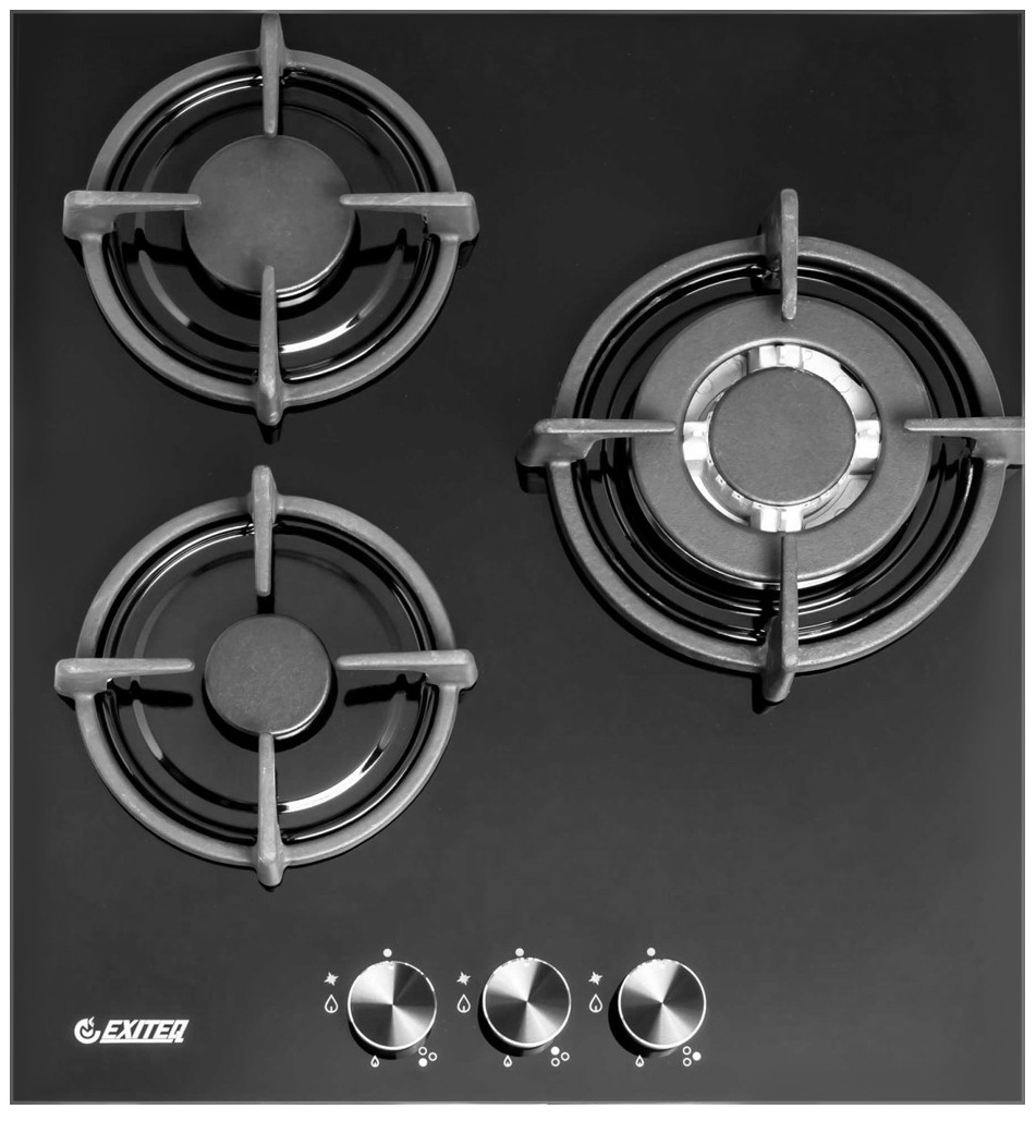 

Газовая варочная панель Exiteq EXH-202 black, Черный