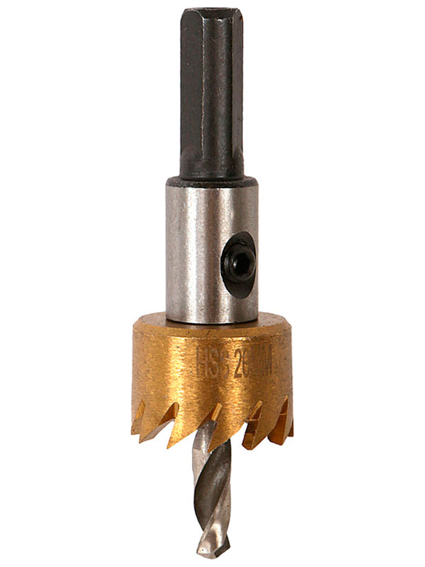 Изображение товара Коронка BI-METAL Sturm! 20 мм, по тонколистовому металлу, центрирующее сверло (для точных работ), 1090-S04-BI-20