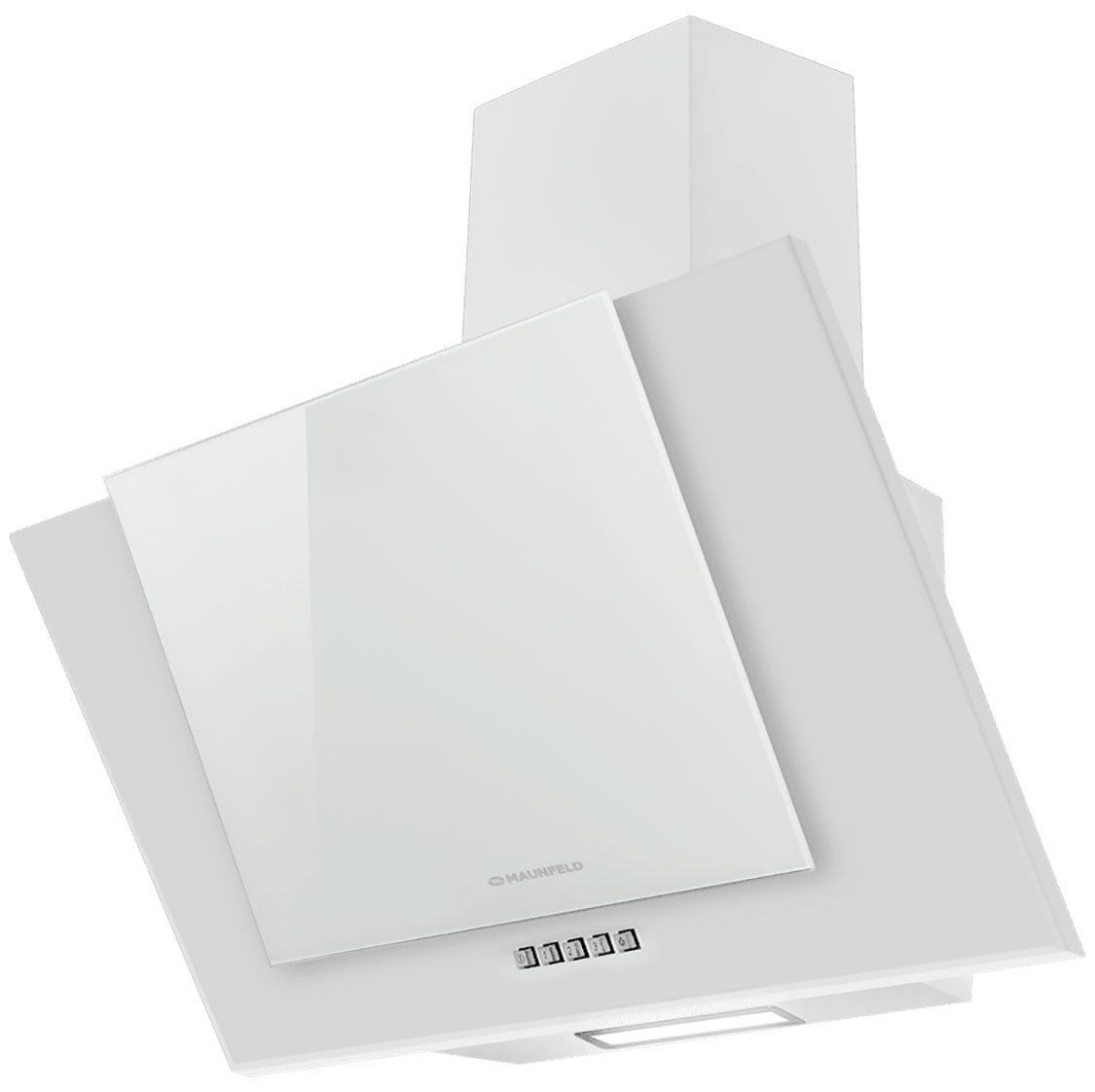 Изображение товара Вытяжка Maunfeld Wind 60 A белая наклонная с механическим управлением