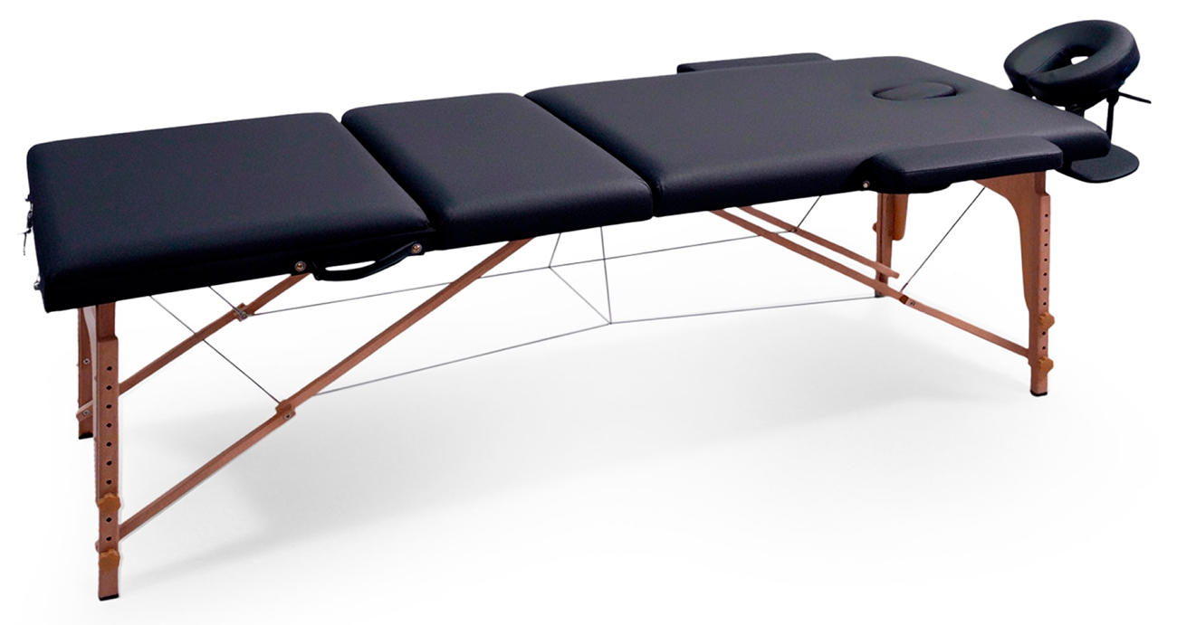 

Массажный стол Unix Standard 3 Section Black, Черный