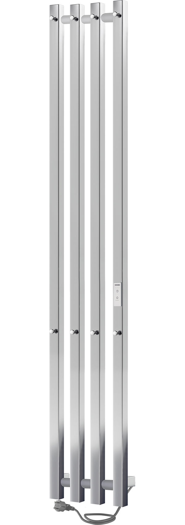 Изображение товара Электрический полотенцесушитель Indigo Style 4 PRO, без полки, хром (LSPRE120-18Rt)