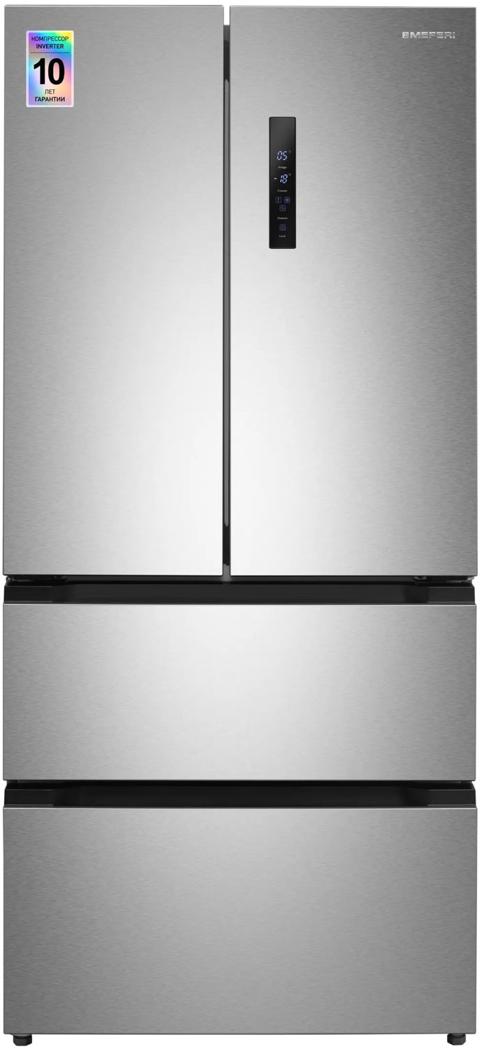 

Многокамерный холодильник Meferi MFR83IX TOTAL NO FROST FRENCH DOOR COMFORT, Нержавеющая сталь