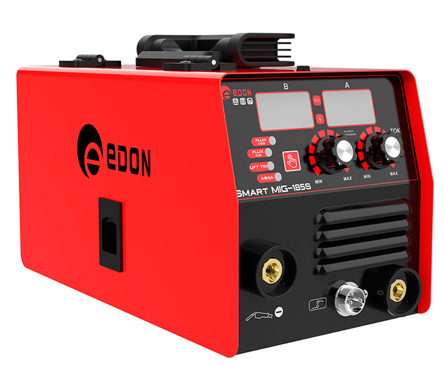 Изображение товара Сварочный аппарат Edon Smart MIG-185S инверторный полуавтомат для MIG/MAG MMA TIG